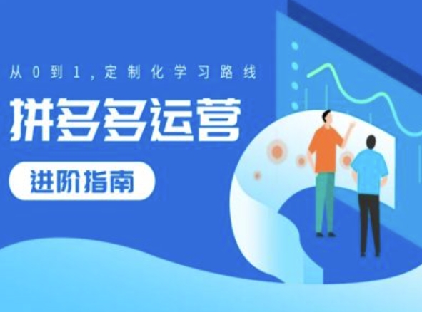 拼多多运营进阶指南，从0到1定制化学习路线-副业网