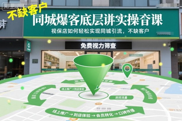 同城爆客底层实操课，视保店如何轻松实现同城引流，不缺客户！-副业网