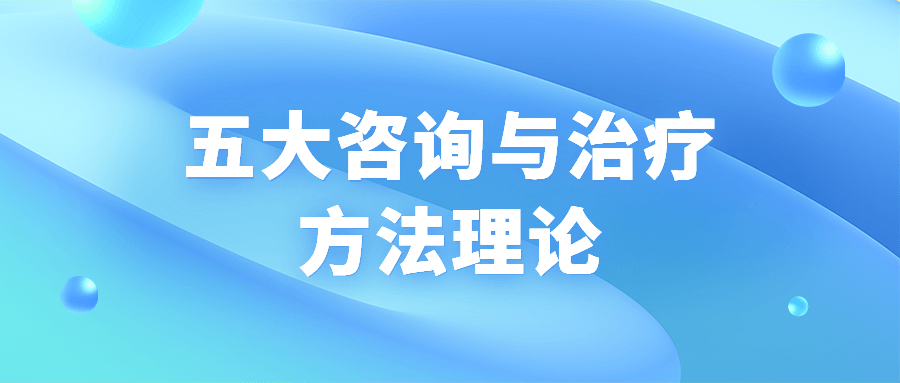 五大咨询与治疗方法理论-副业网