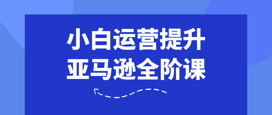 小白运营提升亚马逊全阶课-副业网