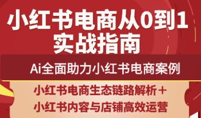 天诺老吴·2025小红书电商全链路运营-副业网