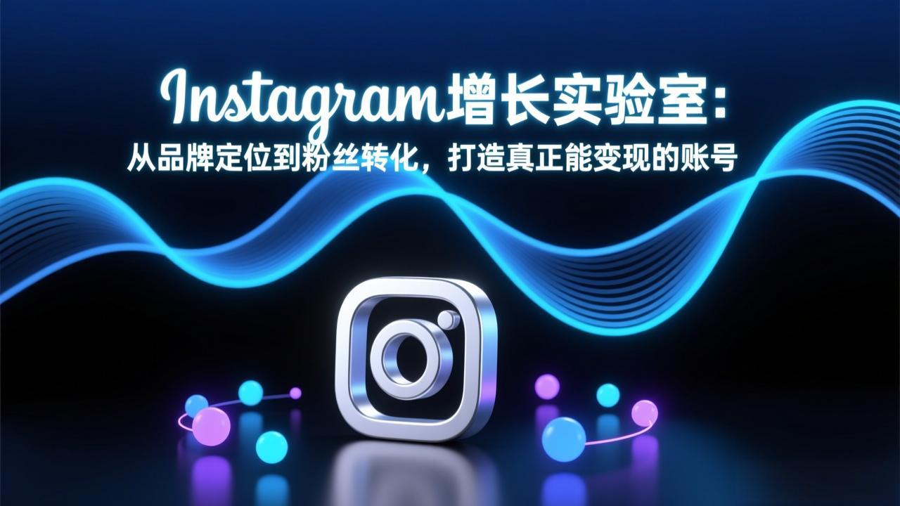 Instagram增长实验室：从品牌定位到粉丝转化，打造真正能变现的账号-副业网