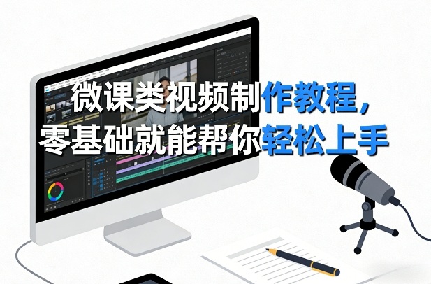 微课类视频制作教程，零基础就能帮你轻松上手-副业网