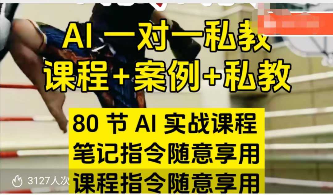 AI指令实战课，课程+案例，80节AI实战课程，笔记指令随意享用，课程指令随意享用(更新26年3月)-副业网