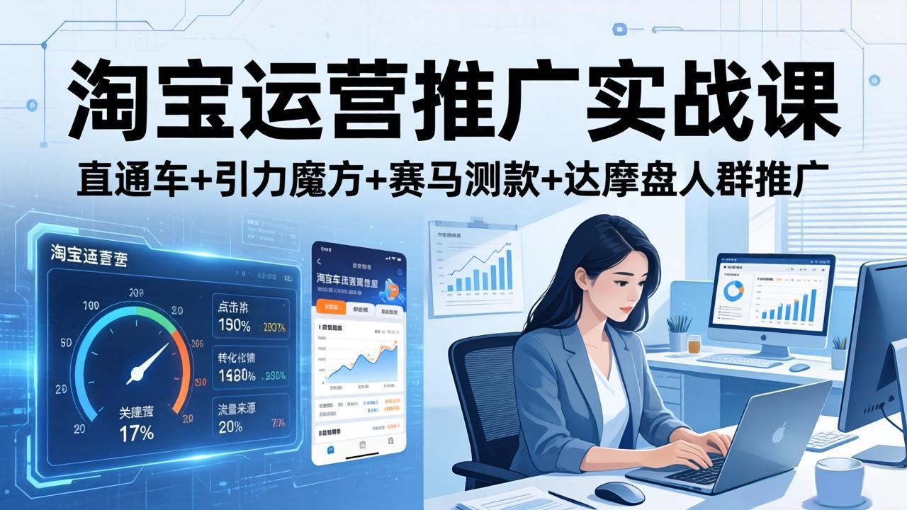 淘宝运营推广实战课(更新26年3月-副业网