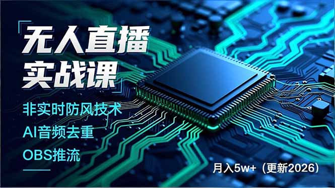 无人直播实战课(更新5月02-副业网